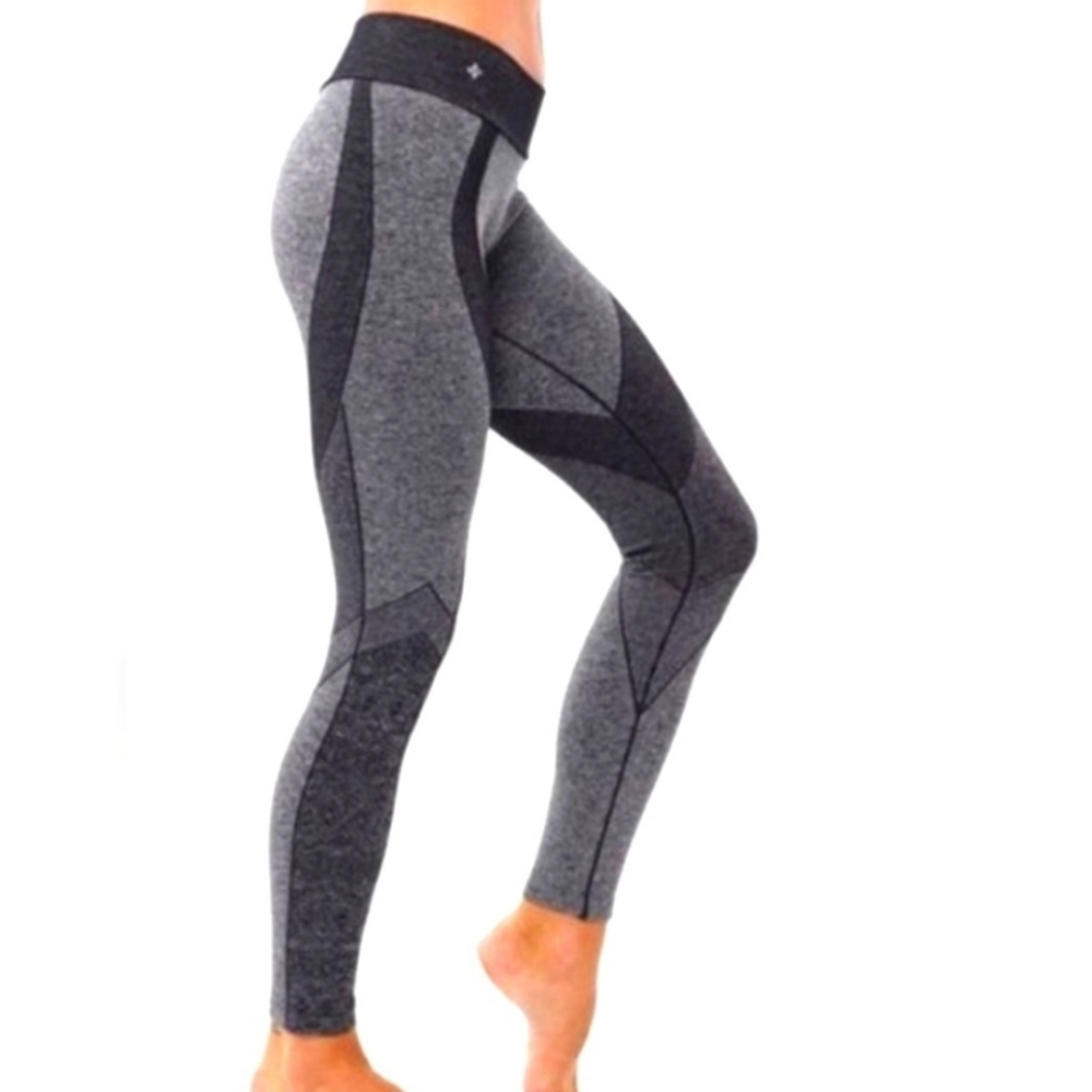 NUX London leggings Heather black Sz SM